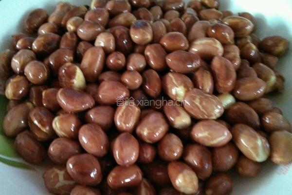 芝麻酱拌菠菜花生的做法图解3