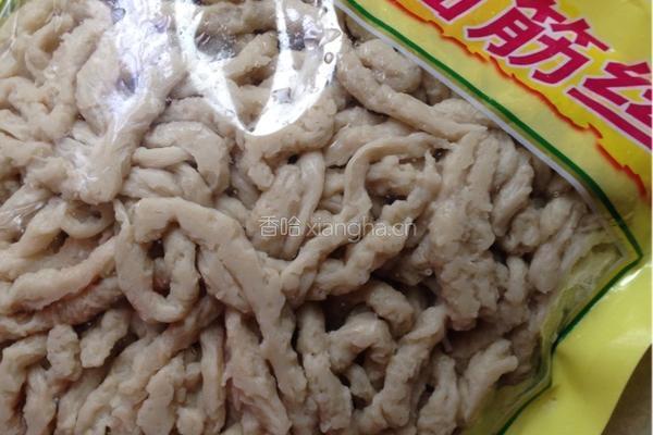 青椒面筋丝的做法图解1