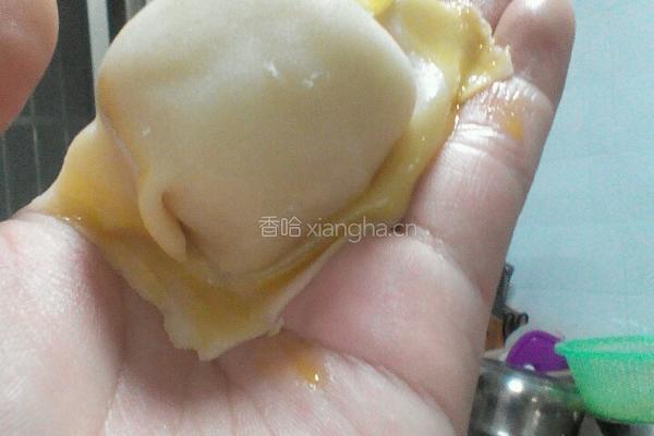 芝麻蛋黄酥的做法图解17