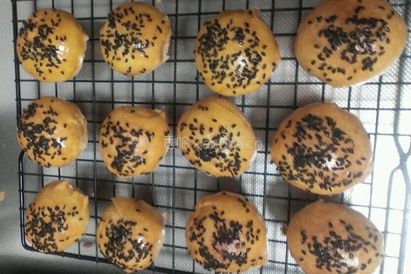 芝麻蛋黄酥的做法图解19