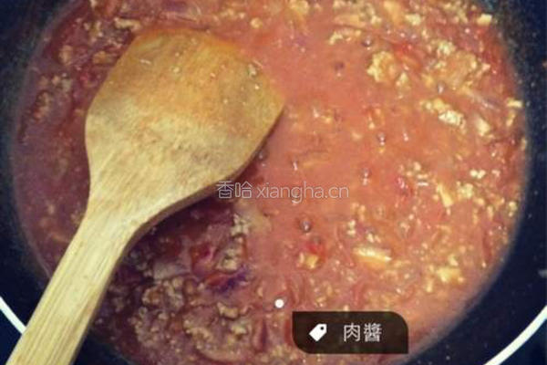 番茄肉醬意粉的做法图解4