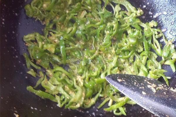 青椒桂花肉的做法图解7