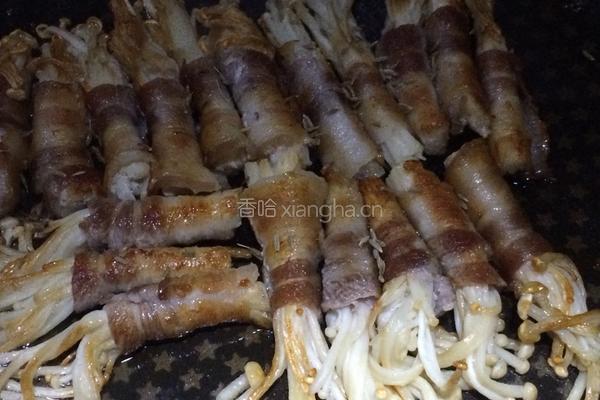 五花肉卷金针菇的做法图解8