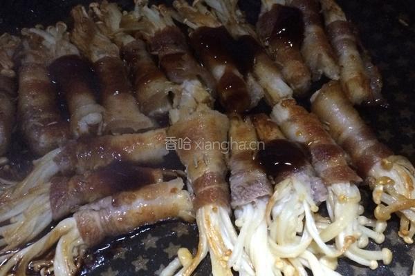 五花肉卷金针菇的做法图解9