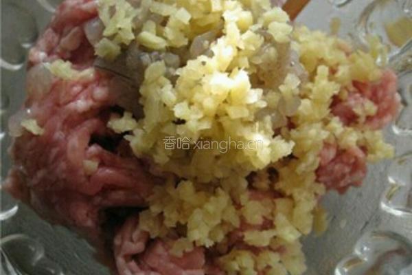 猪肉白菜水煎包的做法图解1