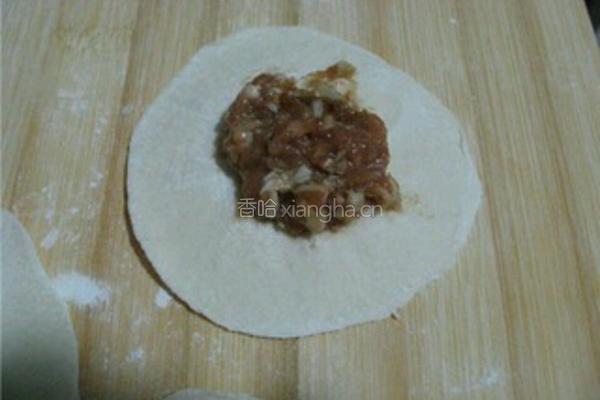 猪肉白菜水煎包的做法图解6
