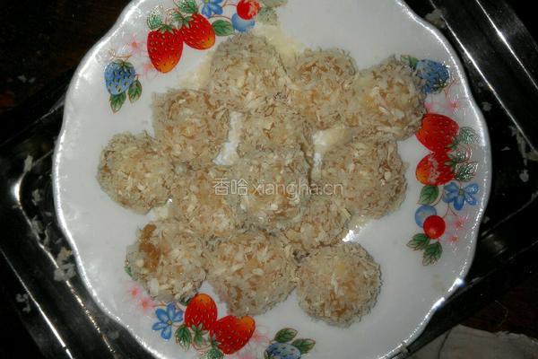 蒜香鸡丸子的做法图解2