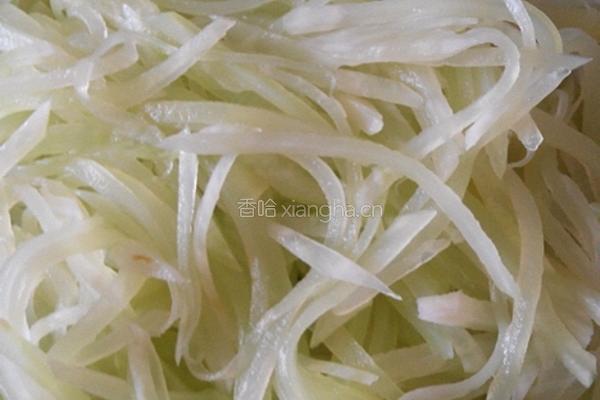 油淋莴苣丝的做法图解4
