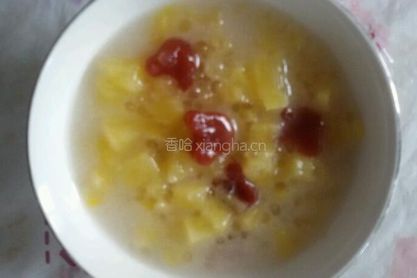  菠萝西米露。的做法图解5