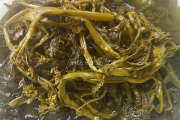苦菜坛烧蚕豆的做法图解1