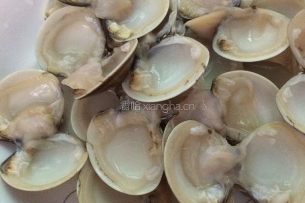蛤蜊芥菜心汤的做法图解3