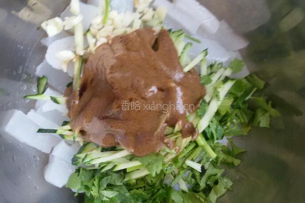自制麻酱凉粉。的做法图解5