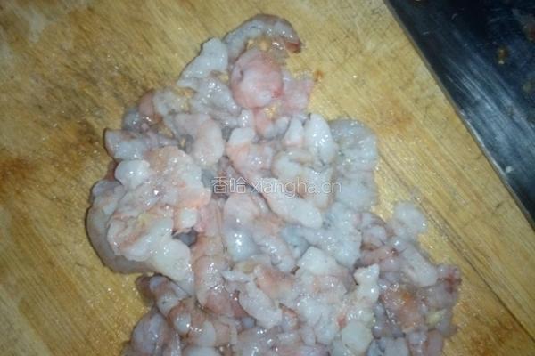 韭菜鲜虾肉馅饺子的做法图解3