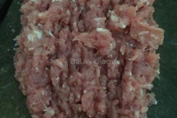 肉末粉丝蒸娃娃菜的做法图解3