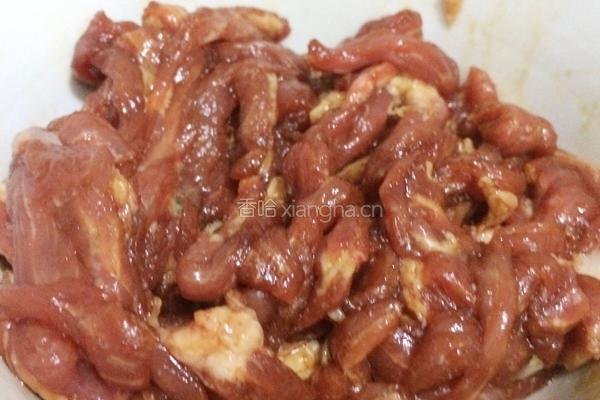 香干芹菜肉丝的做法图解1