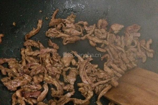 香干芹菜肉丝的做法图解5