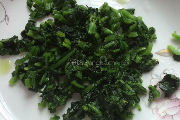 菠菜鸡蛋饼的做法图解3