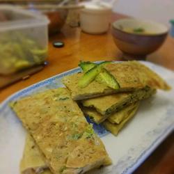 电饼铛茄子青菜饼的做法[图]