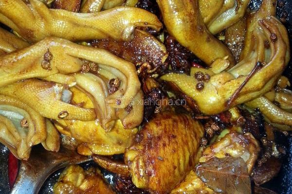 椒麻鸭掌的做法图解4