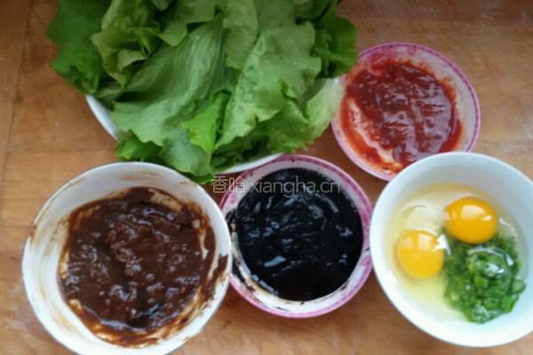 鸡蛋灌饼。的做法图解1