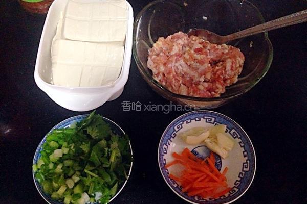 肉末豆腐的做法图解1