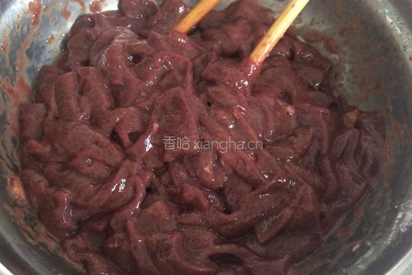 溜肝尖的做法图解1