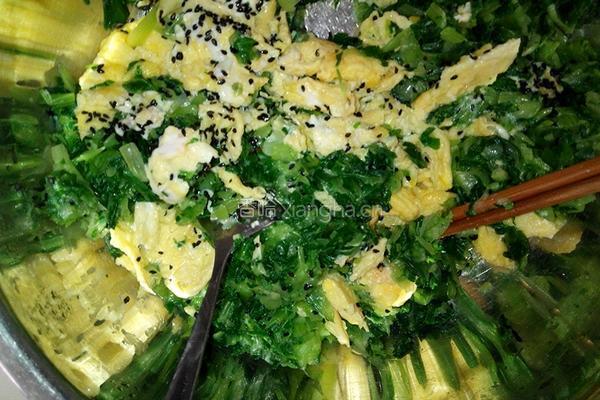 油菜芝麻包的做法图解5