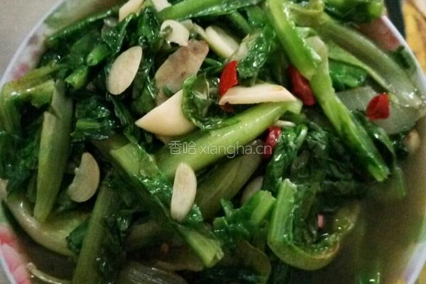 青炒油麦菜