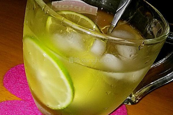 青柠蜜冰饮的做法图解3