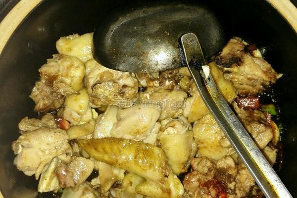 砂锅烧鸡肉的做法图解6