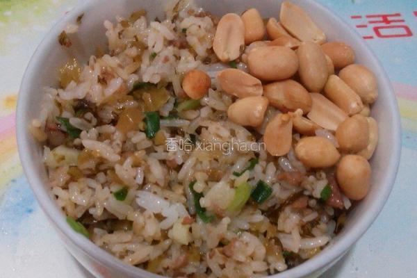 咸菜炒饭的做法图解6