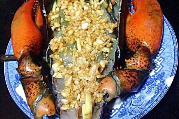开边蒜蓉大龙虾的做法图解4