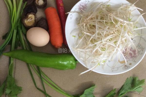 三丝鸡蛋炒米粉的做法图解1