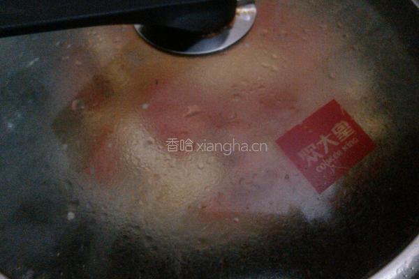 番茄焖豆腐的做法图解7