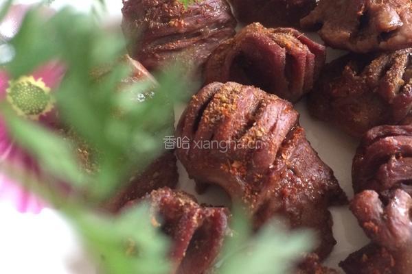 香烤鸡胗的做法图解8