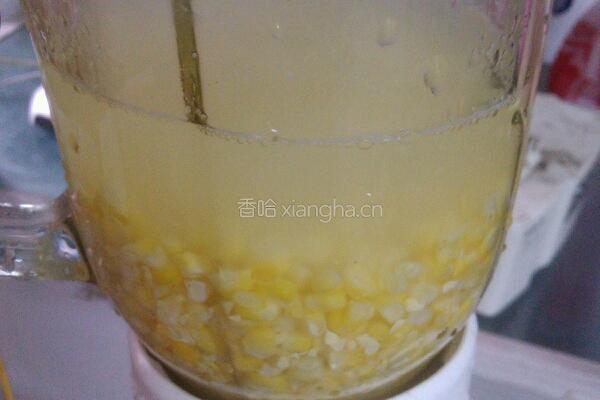 鲜榨玉米汁的做法图解4