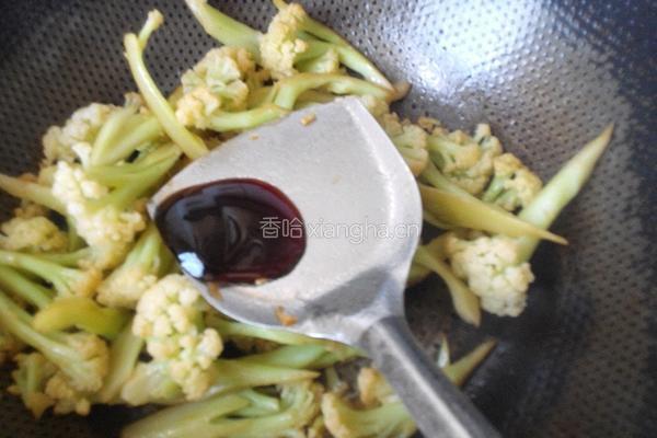 蚝油花菜的做法图解9