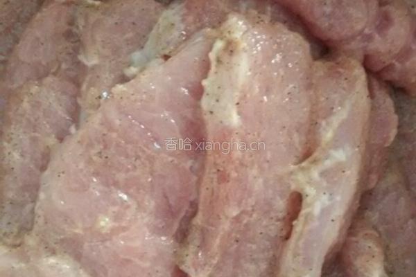 煎猪排的做法图解2