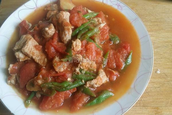 西红柿青椒炒肉的做法图解7