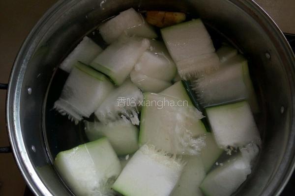 滑肉冬瓜汤的做法图解4