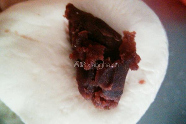 红豆馅芝麻饼的做法图解7