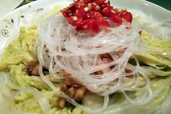 蒜蓉粉丝娃娃菜的做法图解6