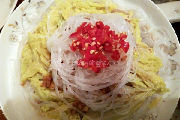 蒜蓉粉丝娃娃菜的做法图解7