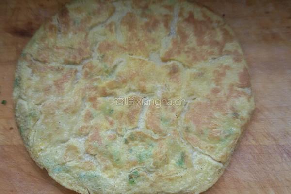 烙饼粘鸡蛋。的做法图解6