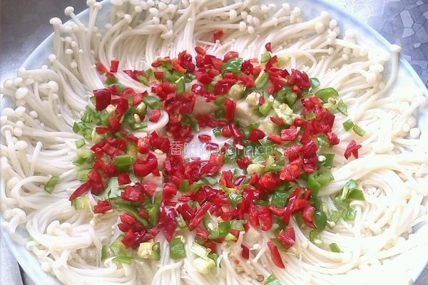 挆椒金针菇的做法图解4