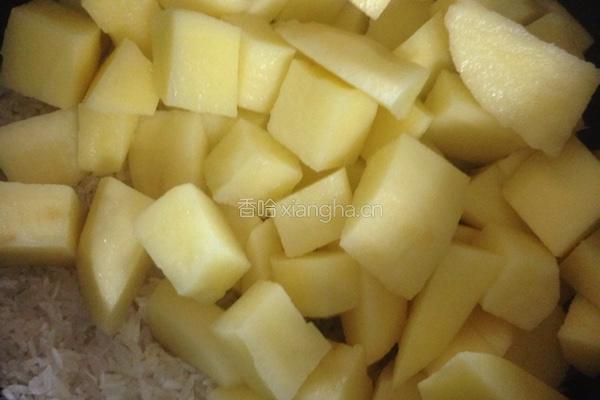 土豆饭（咸饭）的做法图解1
