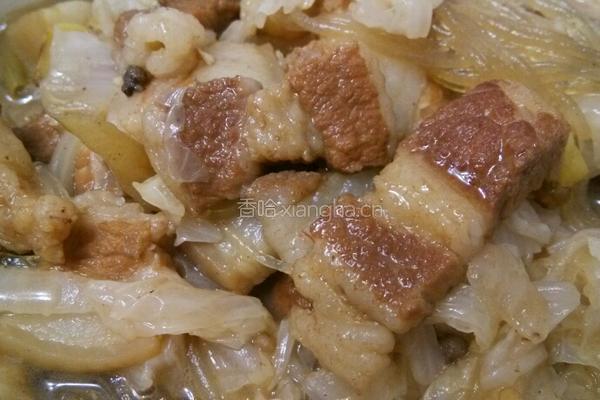 猪肉顿粉条的做法图解6