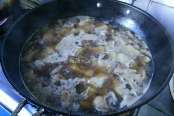 猪肉顿粉条的做法图解3