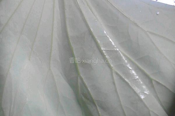 荷叶糯米饭的做法图解1