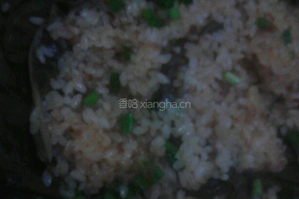 荷叶糯米饭的做法图解5
